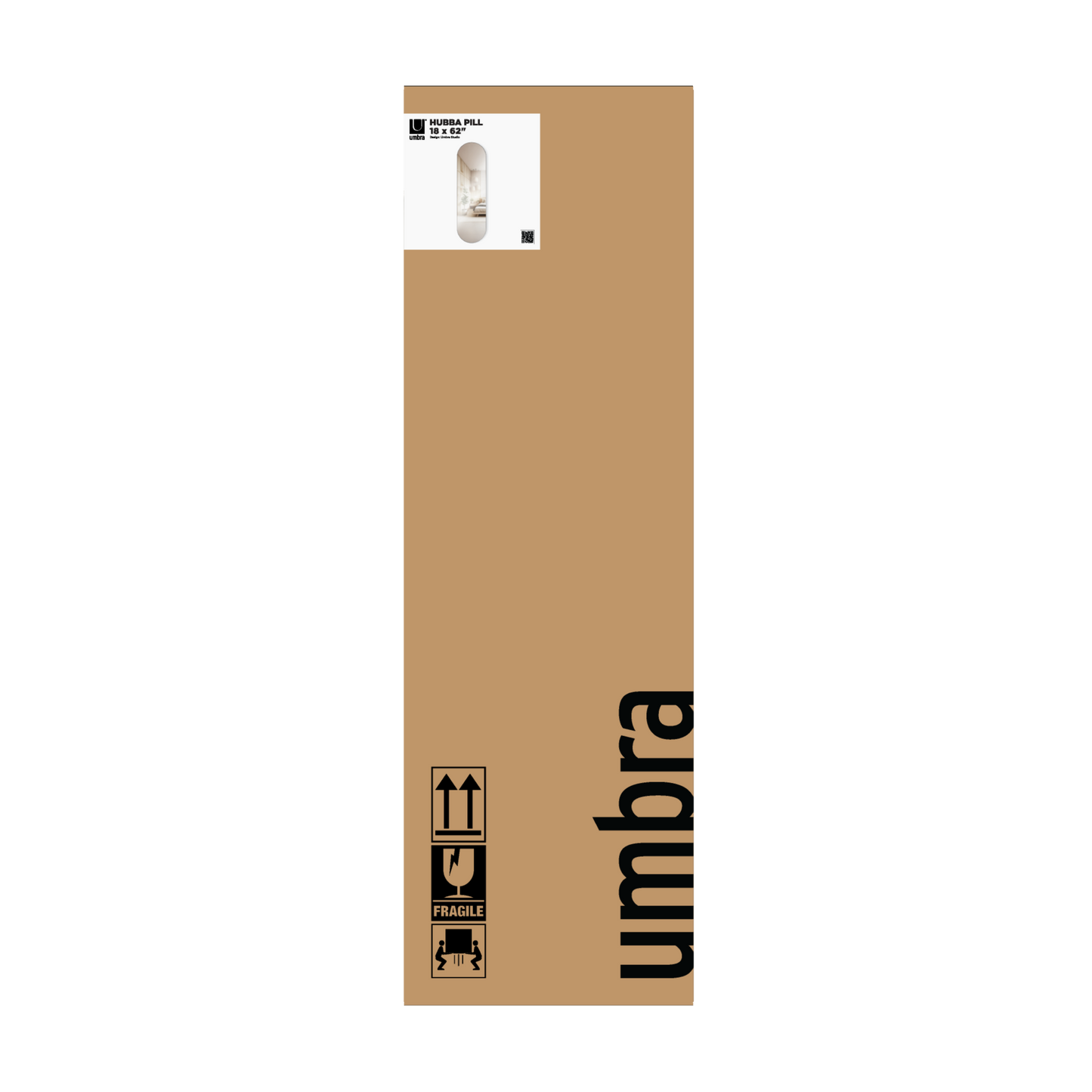 フーバ ピル ミラー 157x45cm