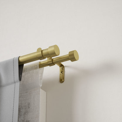 カッパ ダブルカーテンロッド 167.6-304.8cm