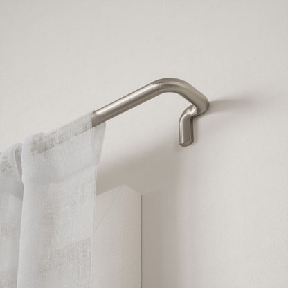 トワイライト カーテンロッド 121.9-223.5cm ニッケル